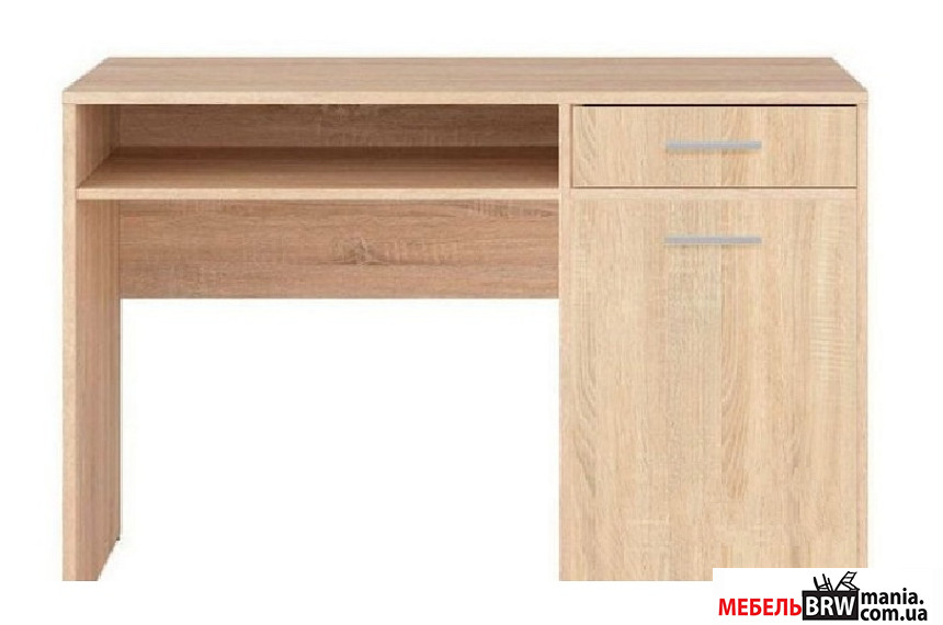 Стол компьютерный, письменный Непо / Nepo Plus BIU120 Гербор 1-дверный с 1 ящиком Дуб сонома