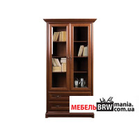 Вітрина Соната / Kent 2D/2S Гербор 2-дверна з 2 шухлядами Каштан