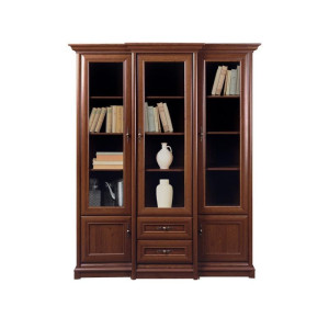 Вітрина Соната / Kent 3W/2S Гербор 5-дверна з 2 шу...