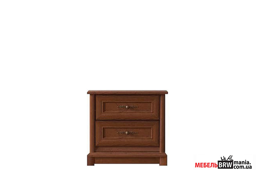 Тумба прикроватная Соната / Kent 2S Гербор с 2 ящиками Каштан