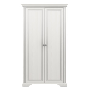 Шкаф платяной Вайт / White 2D Гербор 2-дверный Ясе...