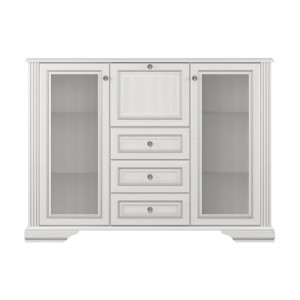 Комод Вайт / White 2W3S1B Гербор 3-дверный с 3 ящи...