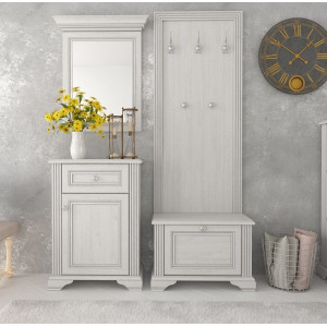 Набор мебели в прихожую Вайт / White Гербор 2-двер...